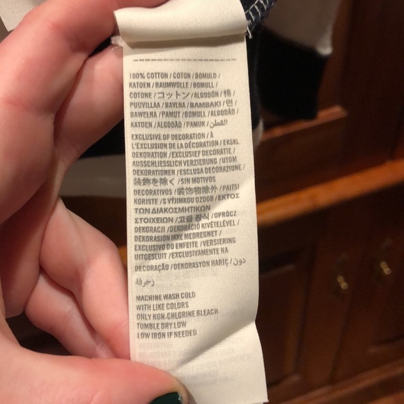 Abercrombie and Fitch Navy Striped Long Sleeve - Picture 5 of 7